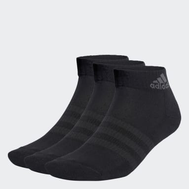 Basketball Black Cushioned Sportswear Ankle Socks 3 Pairs
