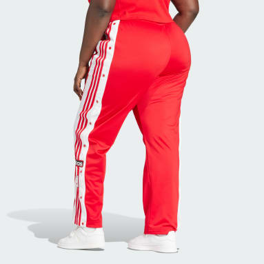 Buy online Red Solid Track Pant from bottom wear for Women by