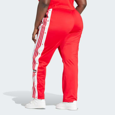 New Balance x Staud Womens Track Pants Fiery Red Joggers W Mini