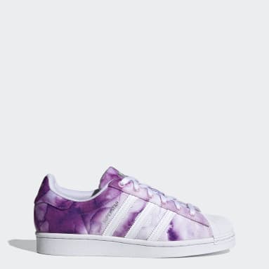 Women Originals Purple Superstar Shoes