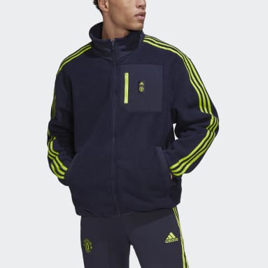 Giacca Lifestyler Fleece Manchester United FC Blu Uomo Calcio
