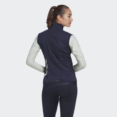 Women TERREX Blue Terrex Xperior Cross-Country Ski Soft Shell Vest