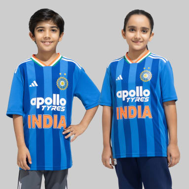 INDIA T20 INTERNATIONAL CRICKET REPLICA JERSEY KIDS