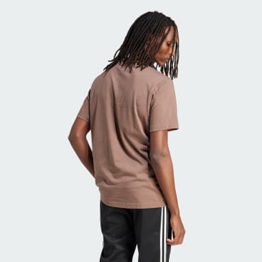 かさXL アディダス　フットボールシャツ 半袖　ブラウン 新品XL】アディダス フットボールジャージ Tシャツ 半袖