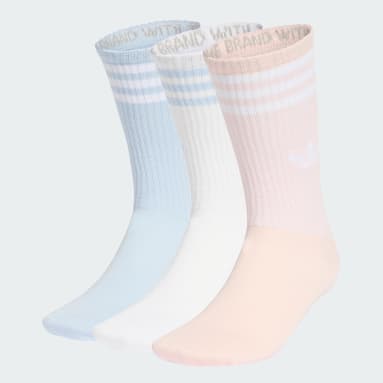 3-스트라이프 하이 크루 삭스 3켤레