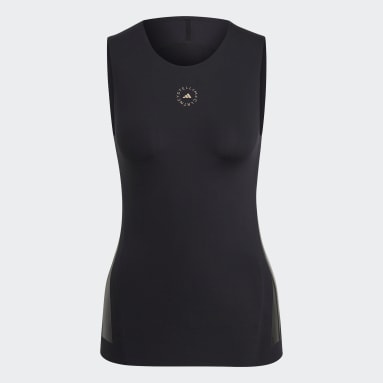 Women Sportswear Black adidas by Stella McCartney Support Core Tank Top