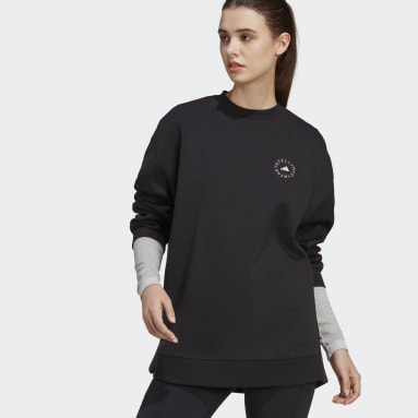 Women adidas_by_stella_mccartney Black 스텔라 스포츠웨어 스웨트셔츠