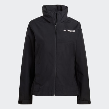 Chamarra Para Lluvia Terrex Multi Rain.Rdy Dos Capas Negro Mujer TERREX