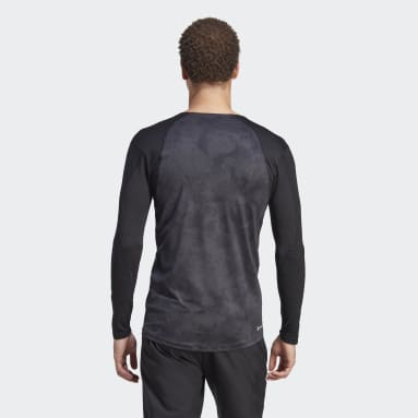 Männer Tennis Tennis Paris Longsleeve Grau