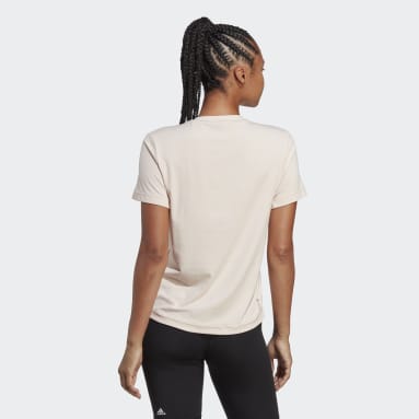 Women Gym & Training Pink Versatile Tee