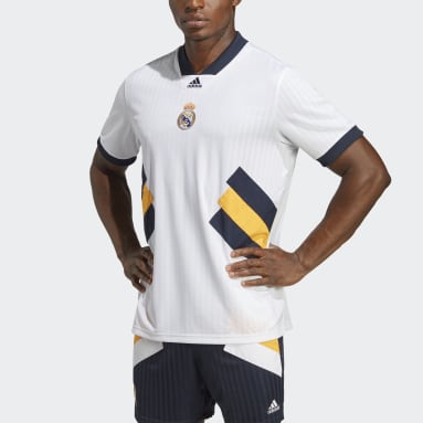 ผู้ชาย ฟุตบอล สีขาว เสื้อ Real Madrid Icon
