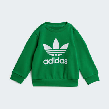 Adidas green crew set new arrivals