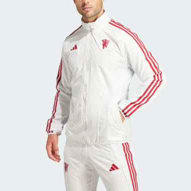 Bluza Manchester United Anthem Bialy