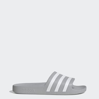 Adidas slippers grijs new arrivals
