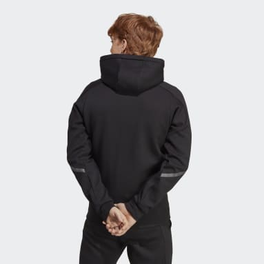 남성 sportswear Black D4GMDY 풀집 후디