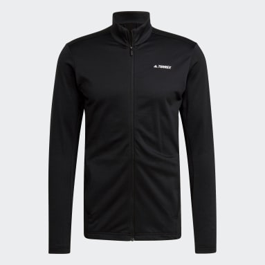 Men TERREX Black Terrex Multi Primegreen Full-Zip Fleece Jacket