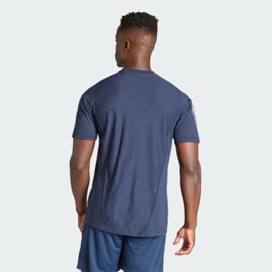 Men Football Blue Real Madrid Tiro 23 Cotton Tee