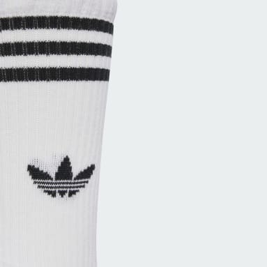3-Stripes High Crew sokker, 3 par