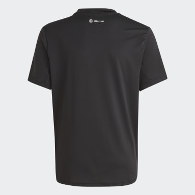 Boys Gym & Training Black Train Icons AEROREADY Logo T-Shirt