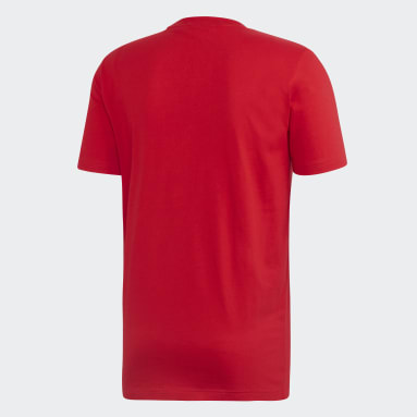 Camiseta Must Haves Badge of Sport Rojo Hombre Sportswear