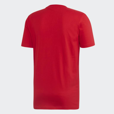 Remera Must Haves Badge of Sport Rojo Hombre Sportswear