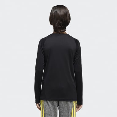 Girls Training Black B PLN LS TEE