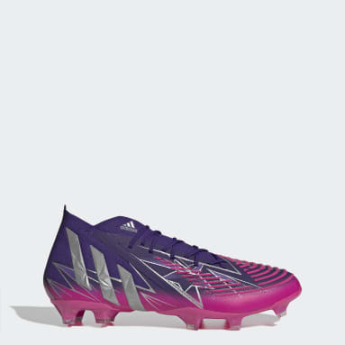 Calzado de Fútbol Predator Edge.1 Terreno Firme Violeta Fútbol