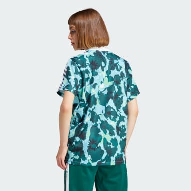 Koszulka Allover Print Short Sleeve Zielony