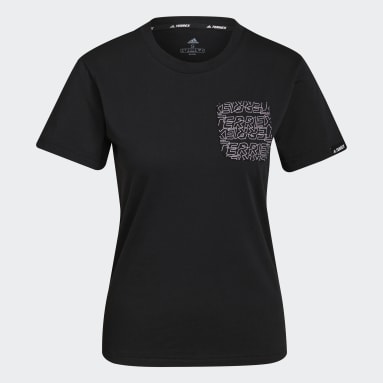 Camiseta Terrex Pocket Graphic Negro Mujer TERREX