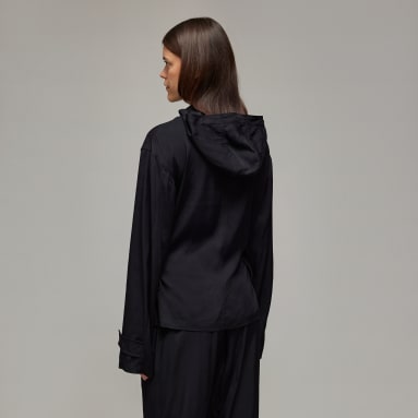 เสื้อมีฮู้ดผ้าเรยอนทวิล Y-3
