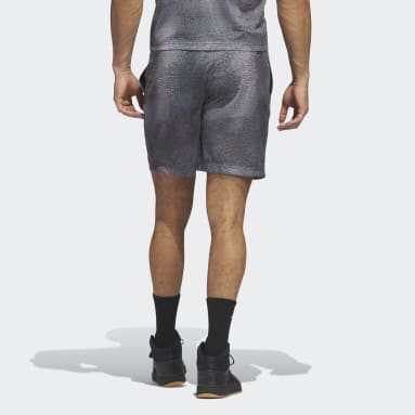 Men Basketball Black Legends Allover Print Shorts