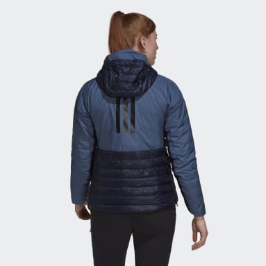 Terrex MYSHELTER Down Hooded Jakke Blå