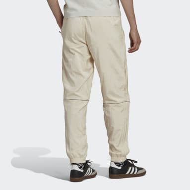 Pantalón Deportivo Reveal Material Mix Beige Hombre Originals