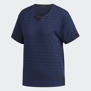 Women Golf Blue Adicross Polo Shirt