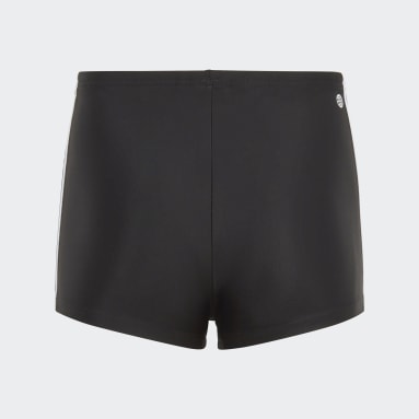 Kluci Plavání černá Plavecké boxerky Classic 3-Stripes