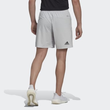 Men Training Grey Train Icons 3-Bar Training Shorts