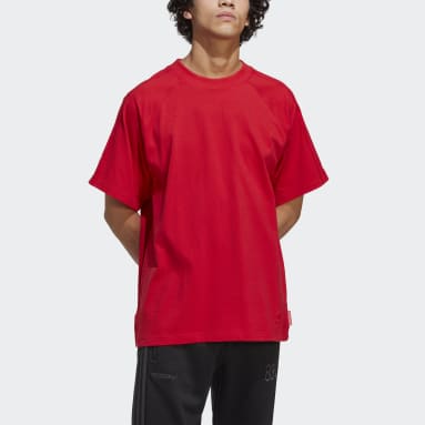 T-shirt Essentials Rosso Uomo Originals
