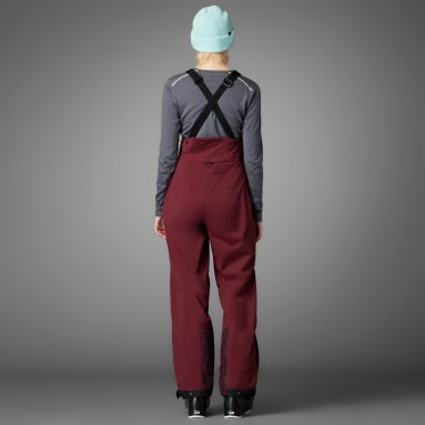 CALÇAS COM ALÇAS 3L GORE-TEX TECHROCK TERREX Bordô Mulher TERREX