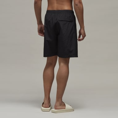 Men's Y-3 Black Y-3 Mid-Length Swim Shorts