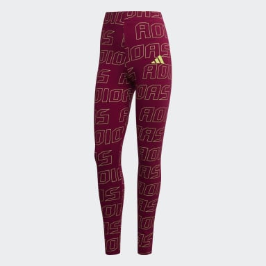 Calzas estampadas Granate Mujer Sportswear
