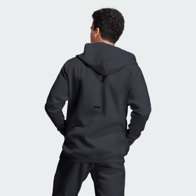 Herr Sportswear Svart Z.N.E. Premium Full-Zip Hooded Trackjacket