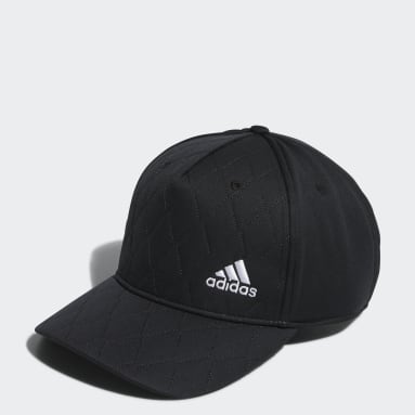 남성 Golf Black 퀼팅 캡