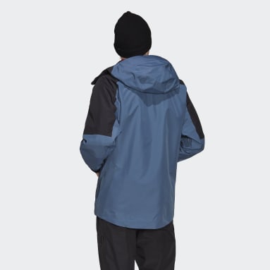 Muži TERREX modrá Bunda Terrex Techrock GORE-TEX Pro
