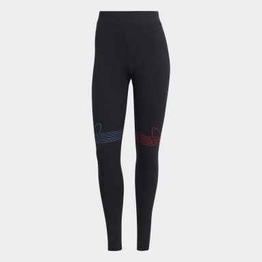 Legging Adicolor Tricolor Preto Mulher Originals
