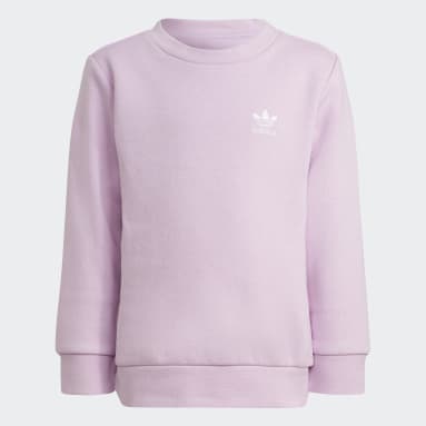 Kids Originals Purple Adicolor Crew Set