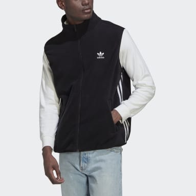 남성 Lifestyle Black 아디컬러 3S 플리스 베스트