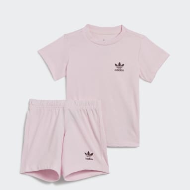 Infants originals Pink 쇼츠 & 티 세트