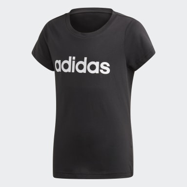 Camiseta Essentials Linear Negro Niño Sportswear