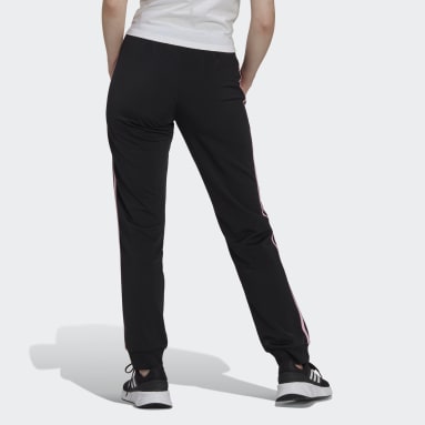 Women Sportswear Black Primegreen Essentials Warm-Up Slim Tapered 3-Stripes Track Pants