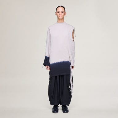 T-SHIRT Y-3 DIP DYE CINCHED DRAPE